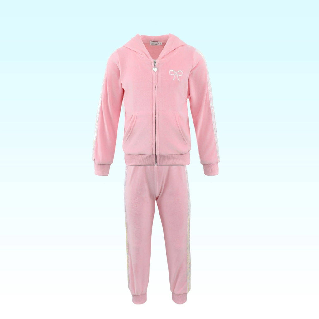 Bow Velvet Sequin Set $70