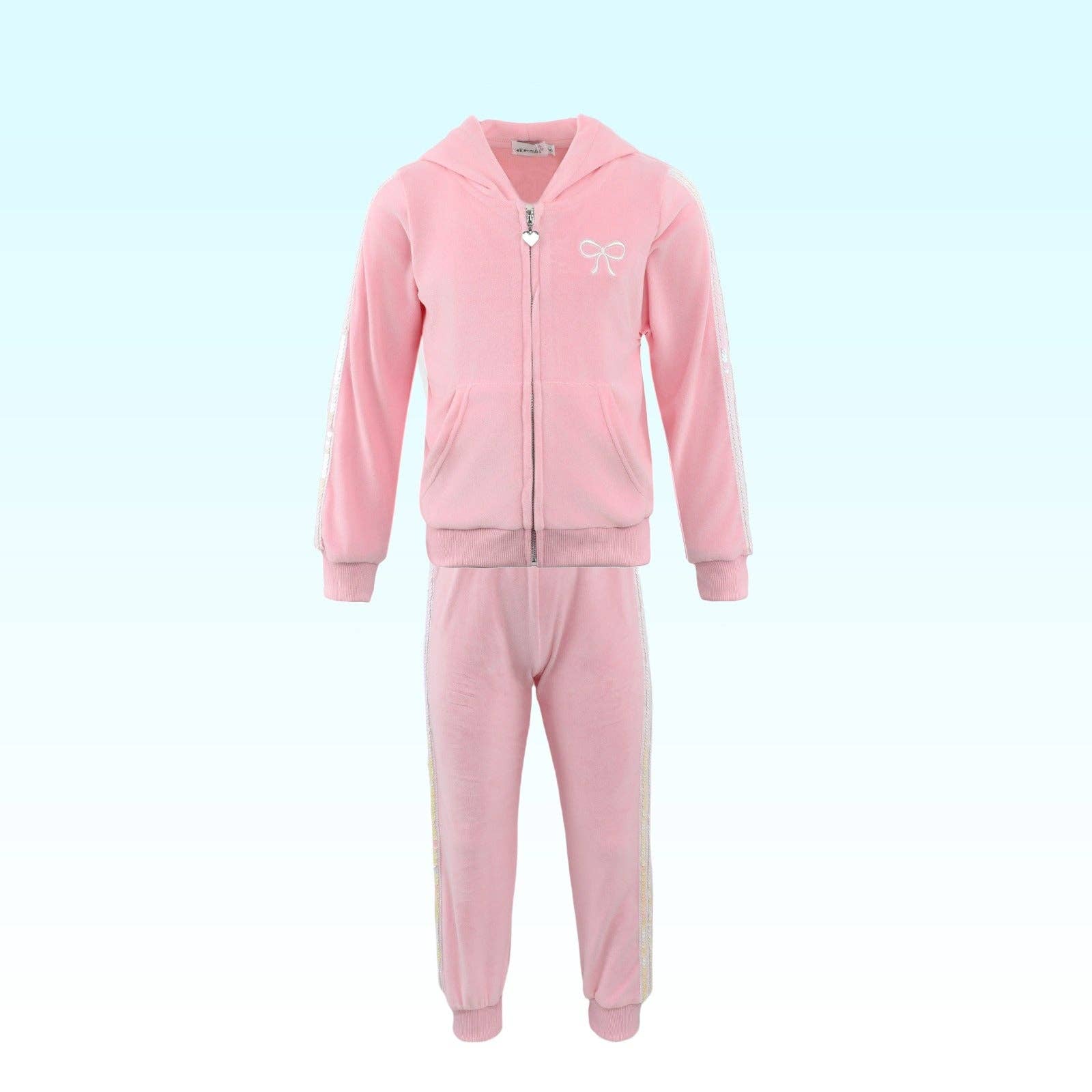 Bow Velvet Sequin Set $70