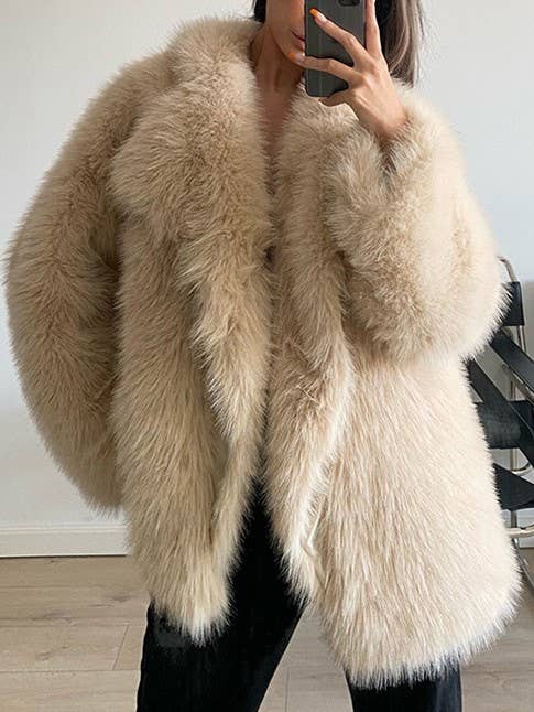Cloud Faux Fur Jacket