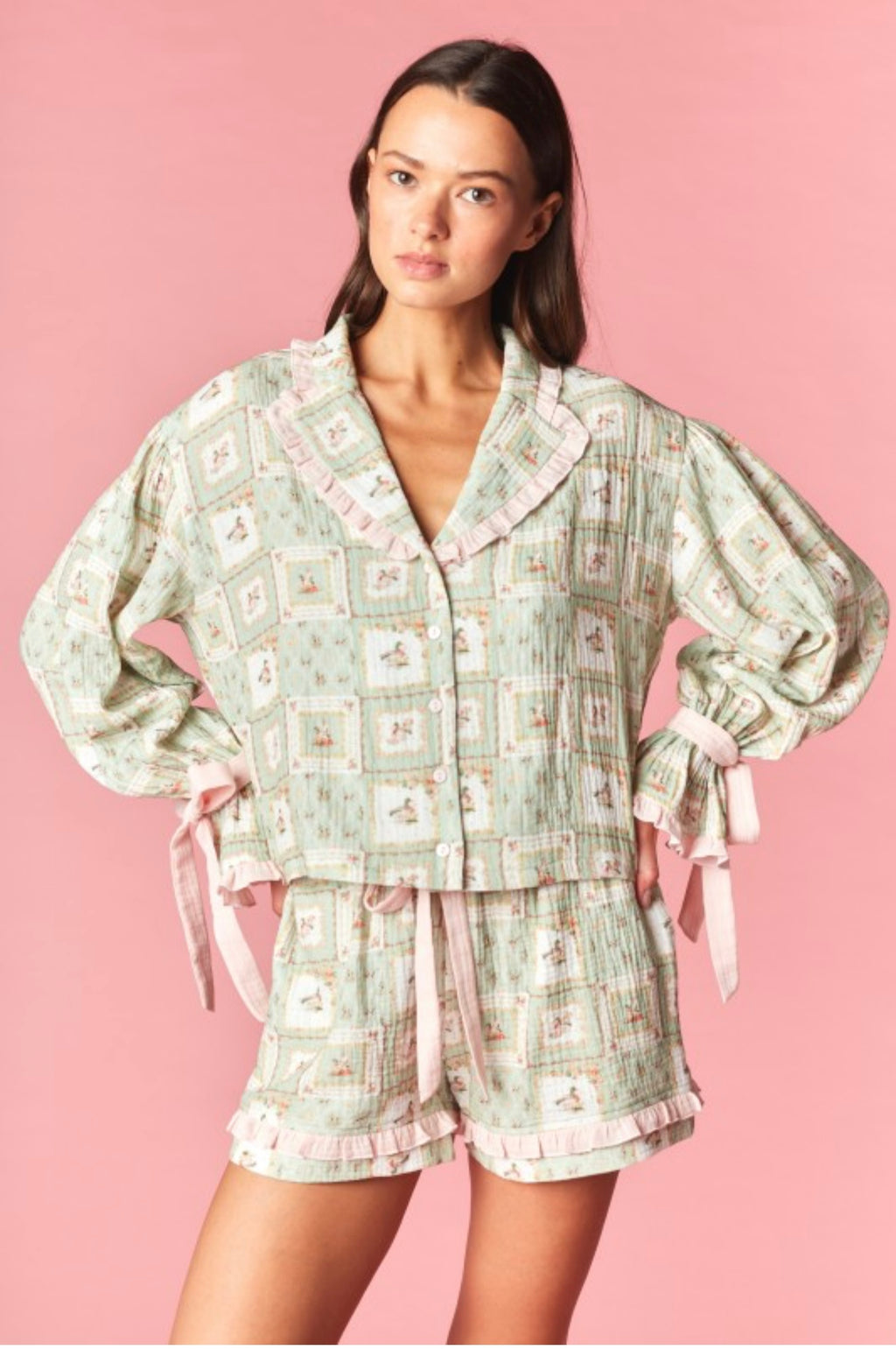 Sweet Mallard Dreams PJ Set 🦆💗