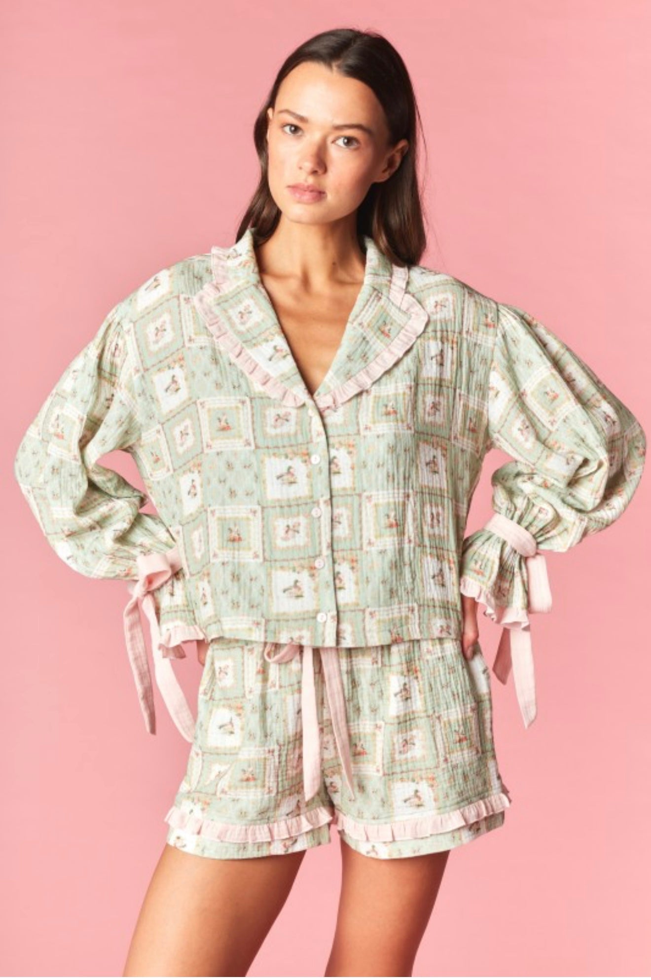 Sweet Mallard Dreams PJ Set 🦆💗