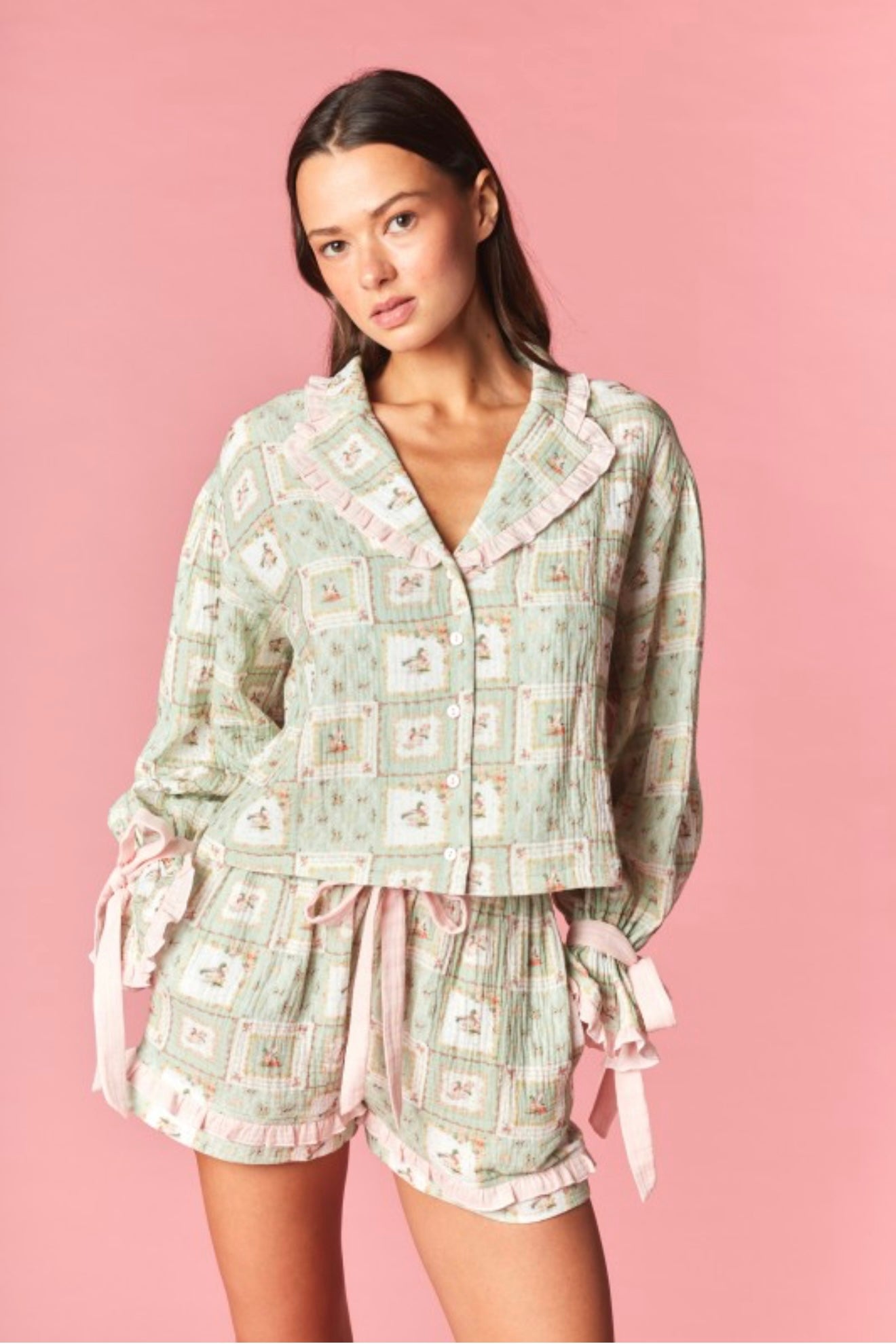 Sweet Mallard Dreams PJ Set 🦆💗