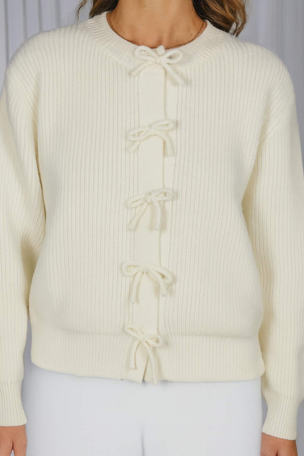 The Noel Bow Sweater