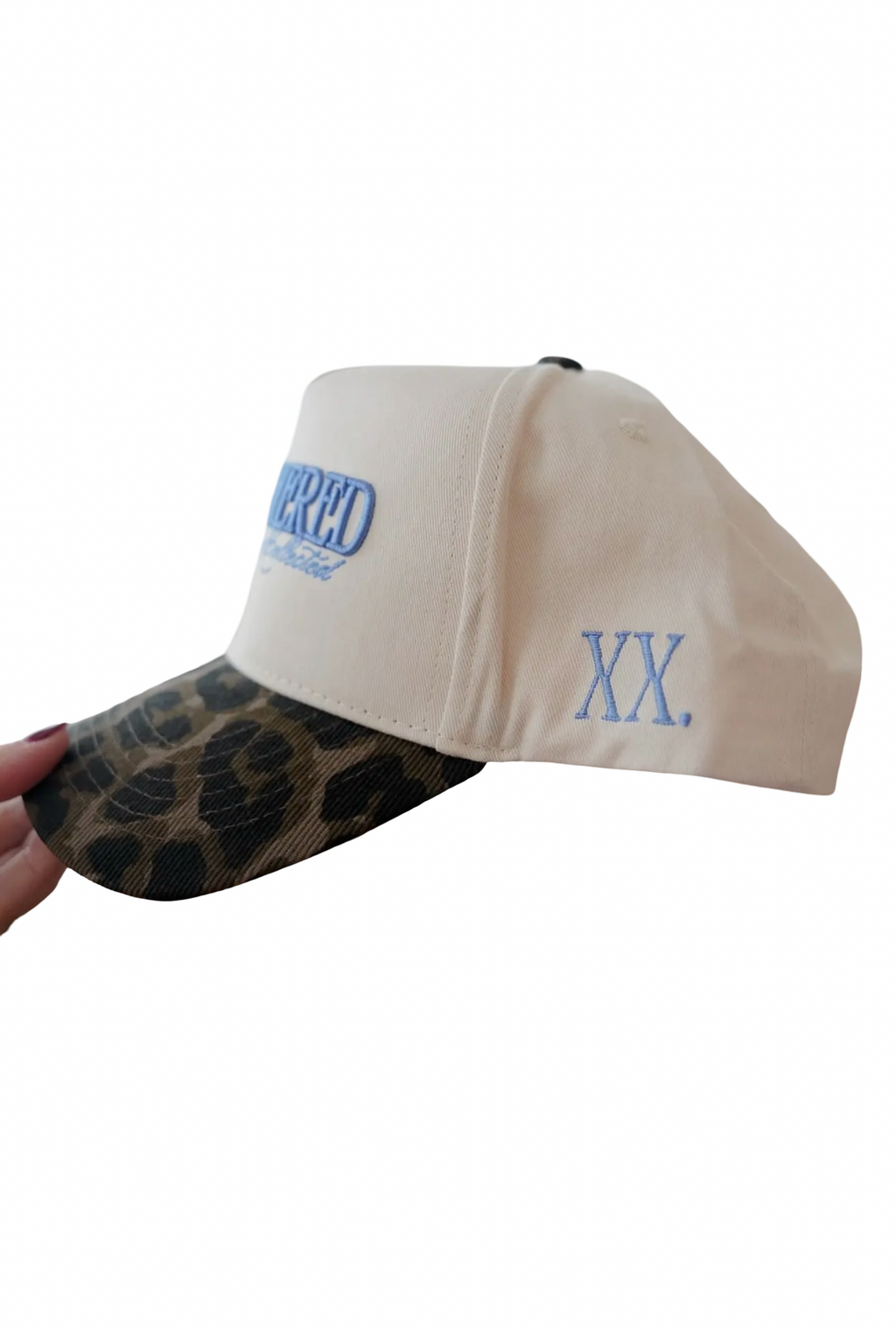 Unbothered Leopard Brim Trucker Hat