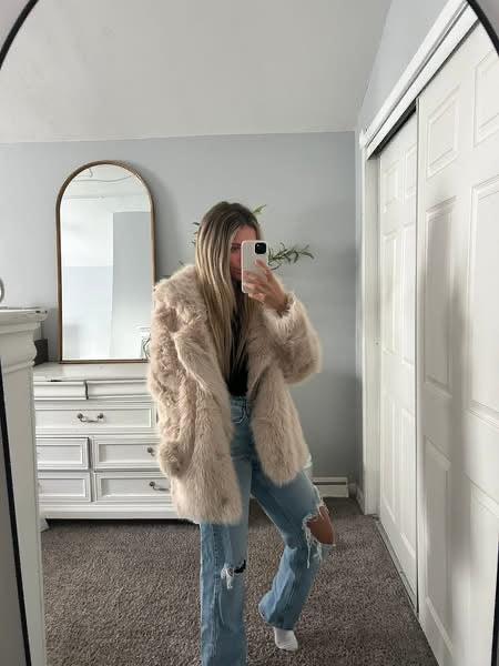 Cloud Faux Fur Jacket