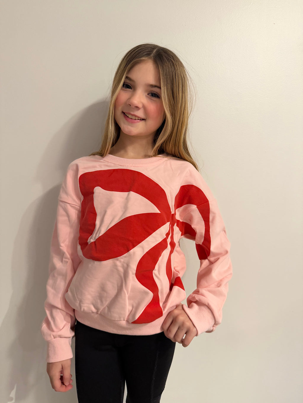 Oversized Bow Crewneck Sweatshirt $54