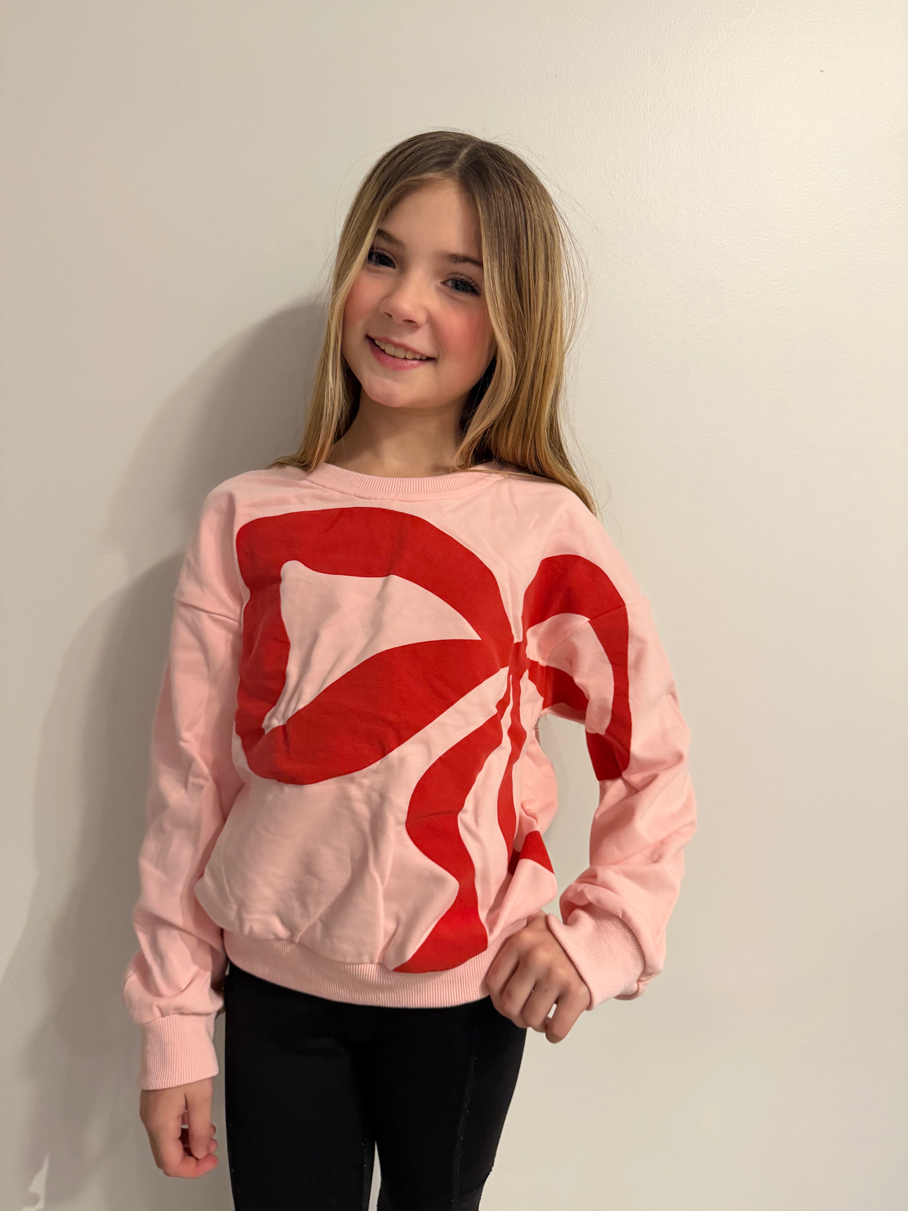 Oversized Bow Crewneck Sweatshirt $54