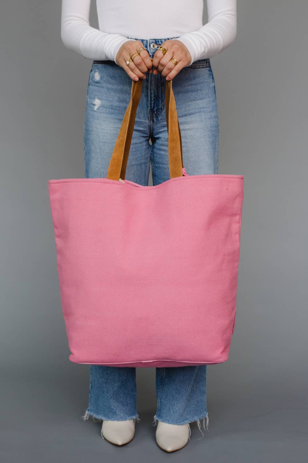 Pink & Red Bow Tote