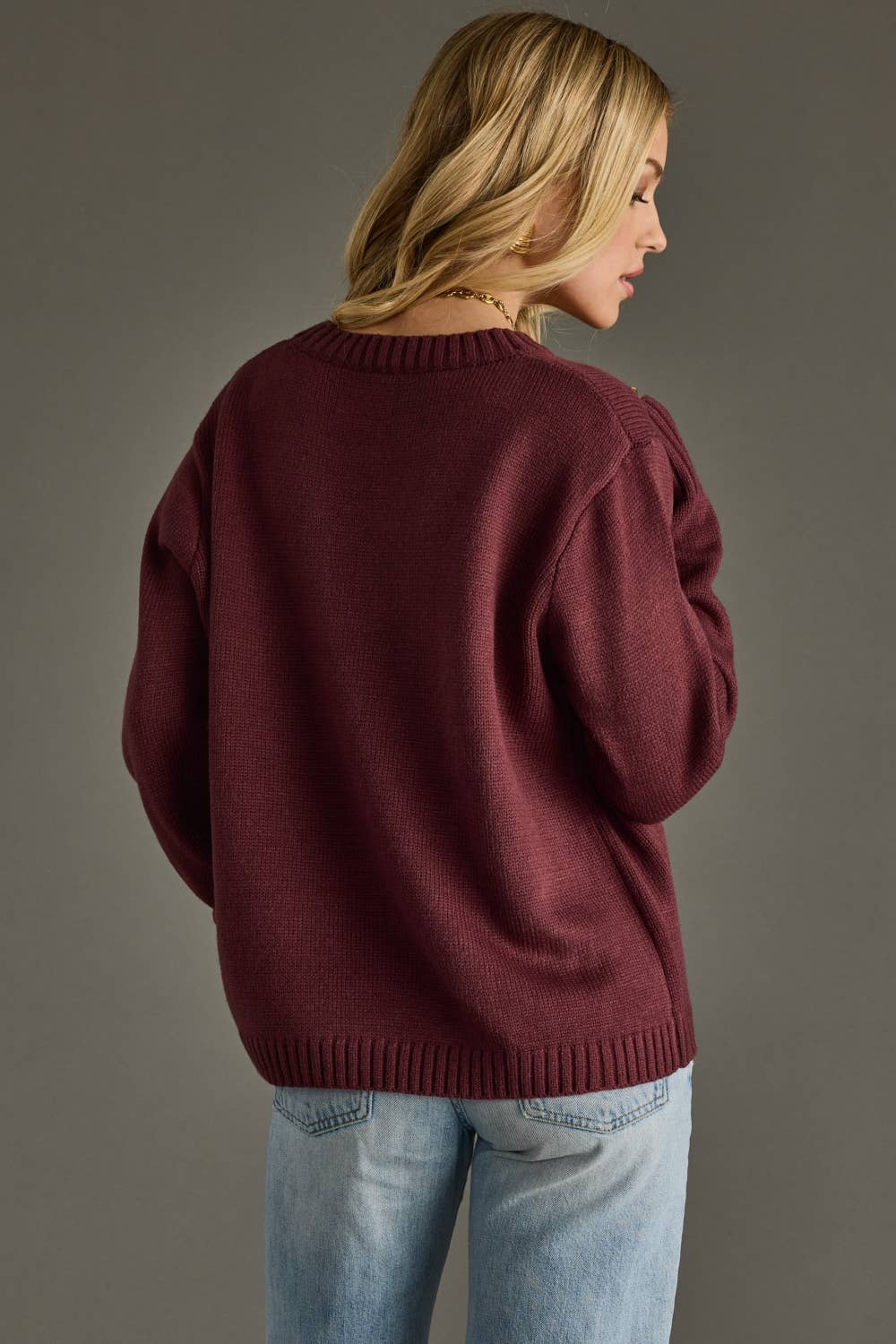 Wine Weather Sweater - $30