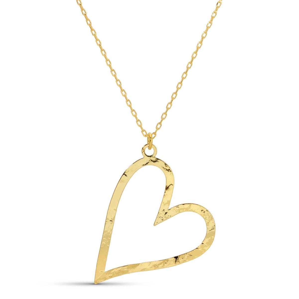 Gilded Heart Necklace $25