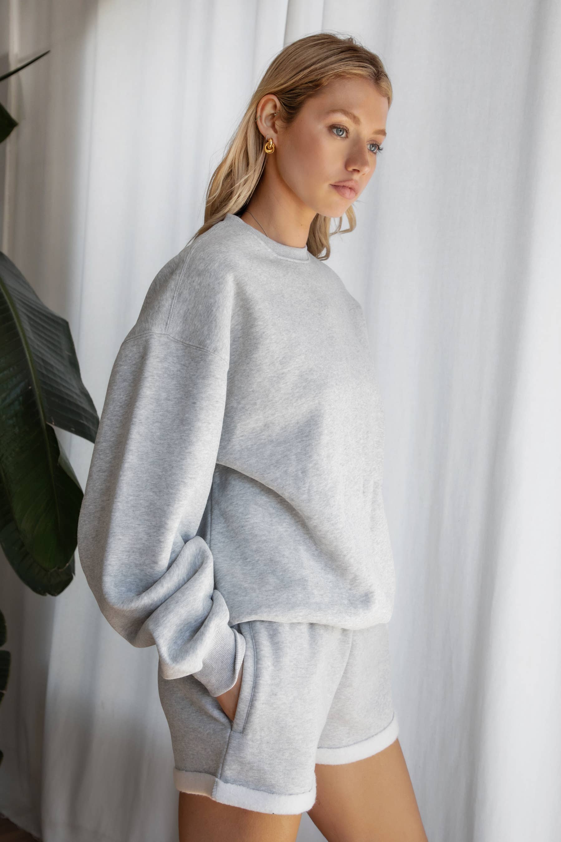 Cloud Fleece Crew Neck Pullover Sweatshirt $45