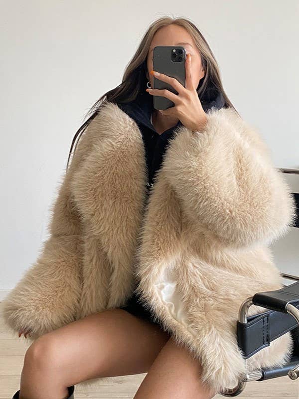 Cloud Faux Fur Jacket