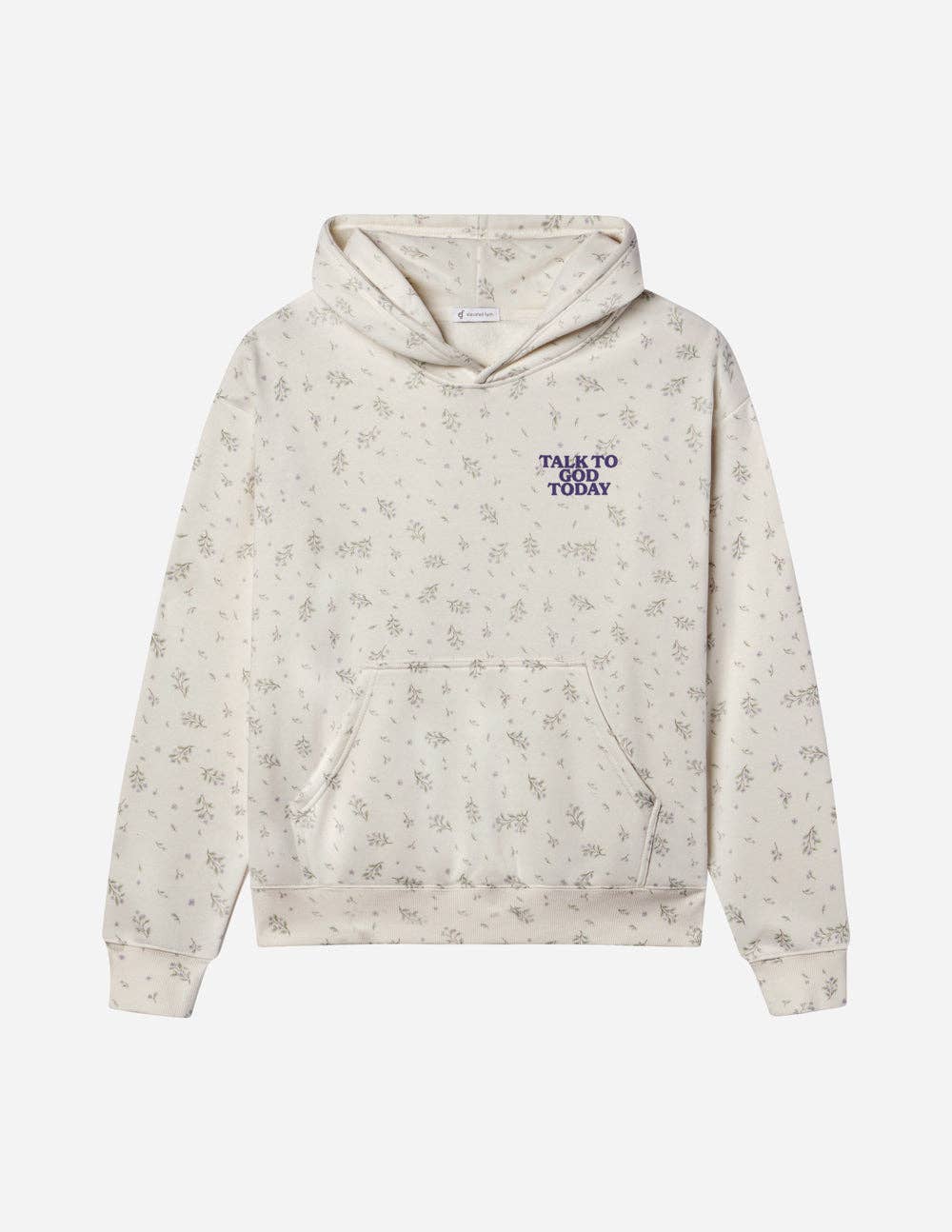 Talk to God Allover Wildflower Hoodie