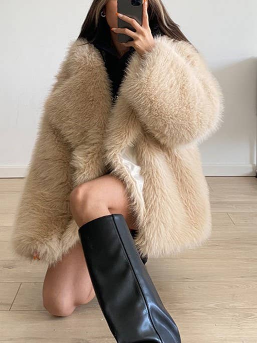 Cloud Faux Fur Jacket