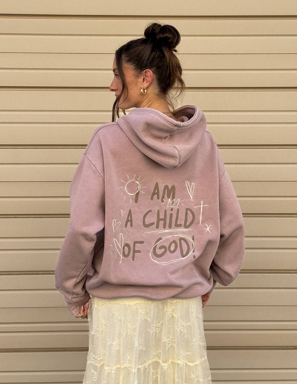 Child of God Brown Unisex Hoodie