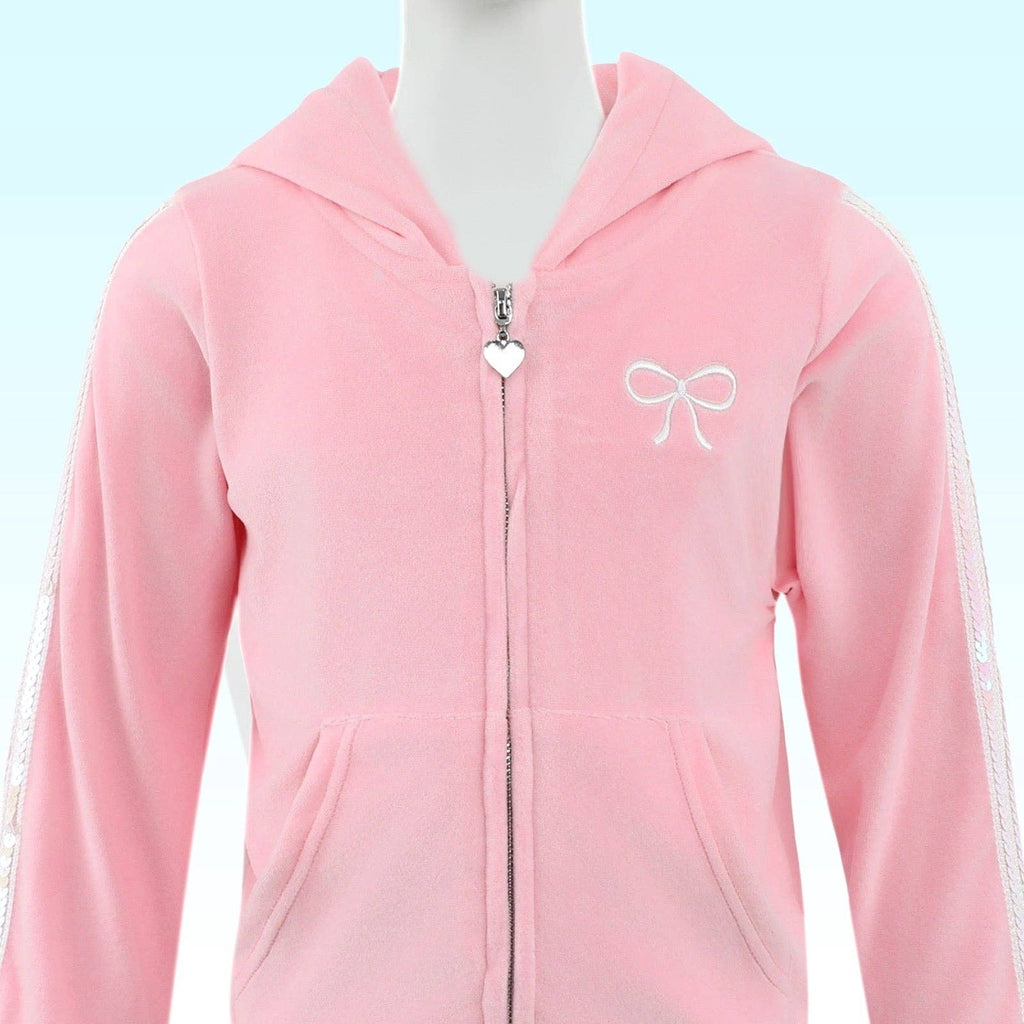 Bow Velvet Sequin Set $70