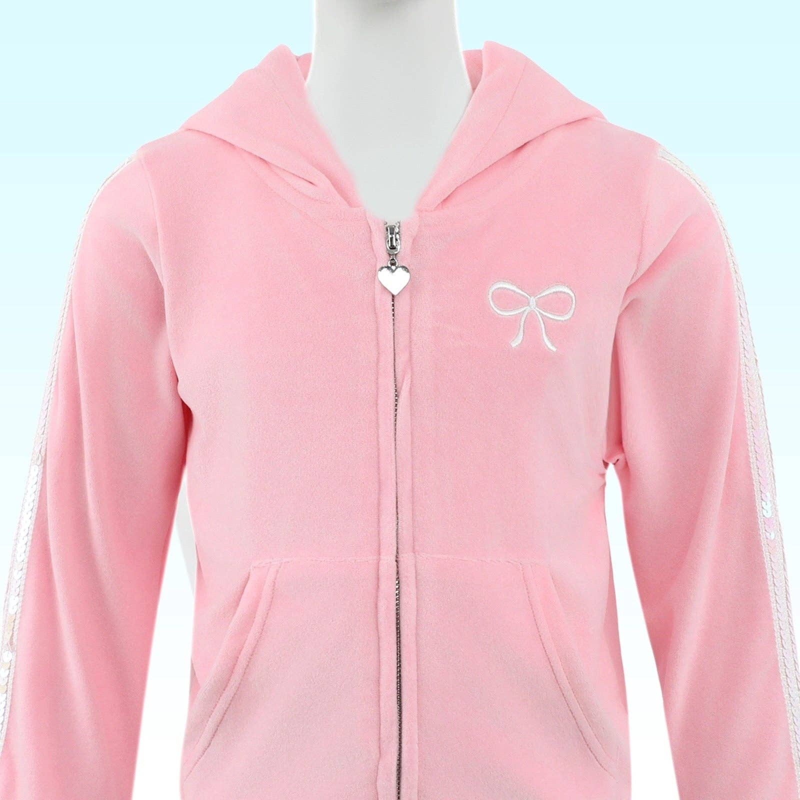 Bow Velvet Sequin Set $70