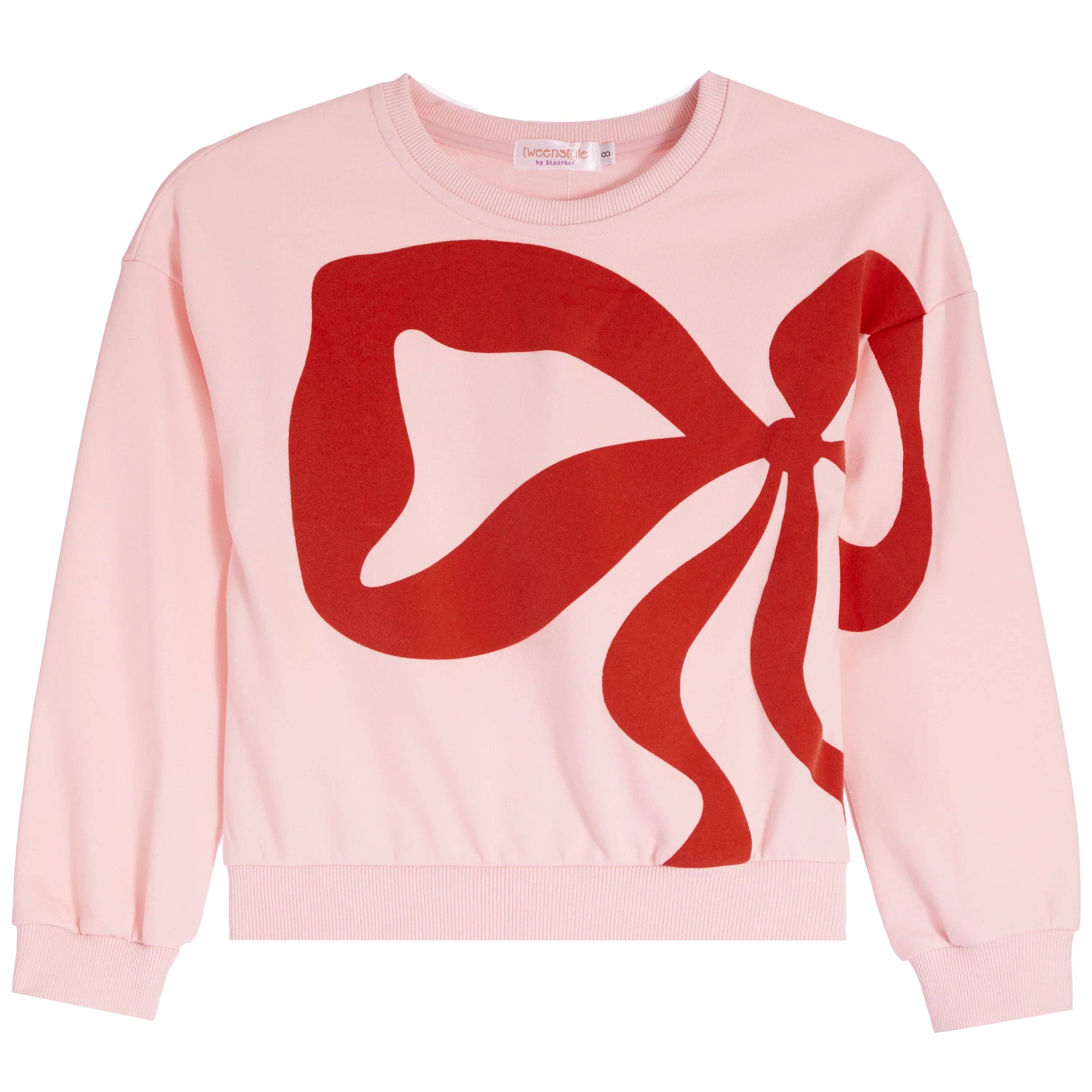 Oversized Bow Crewneck Sweatshirt $54